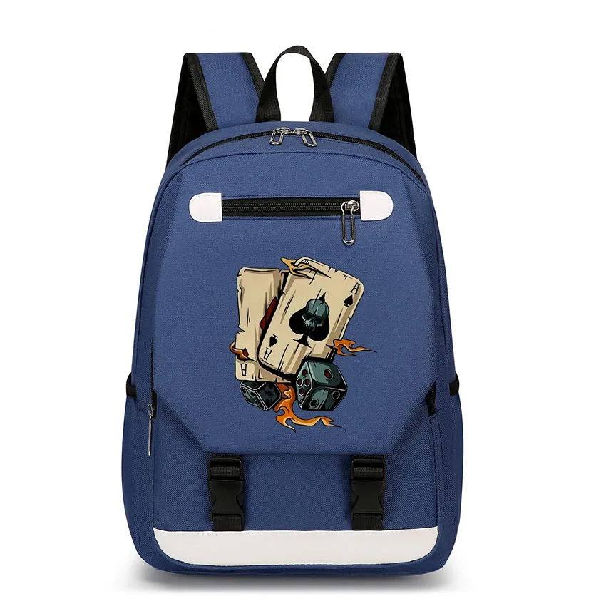Cartoon Creative Poker Dice Pattern Printed Elementary School Bag Kids Backpack Primary Schoolbag Girls Boys Cute Shoulder Bag 
Cartoon Creative Poker Dice Pattern Printed Elementary School Bag Kids Backpack Primary Schoolbag Girls Boys Cute Shoulder Bag