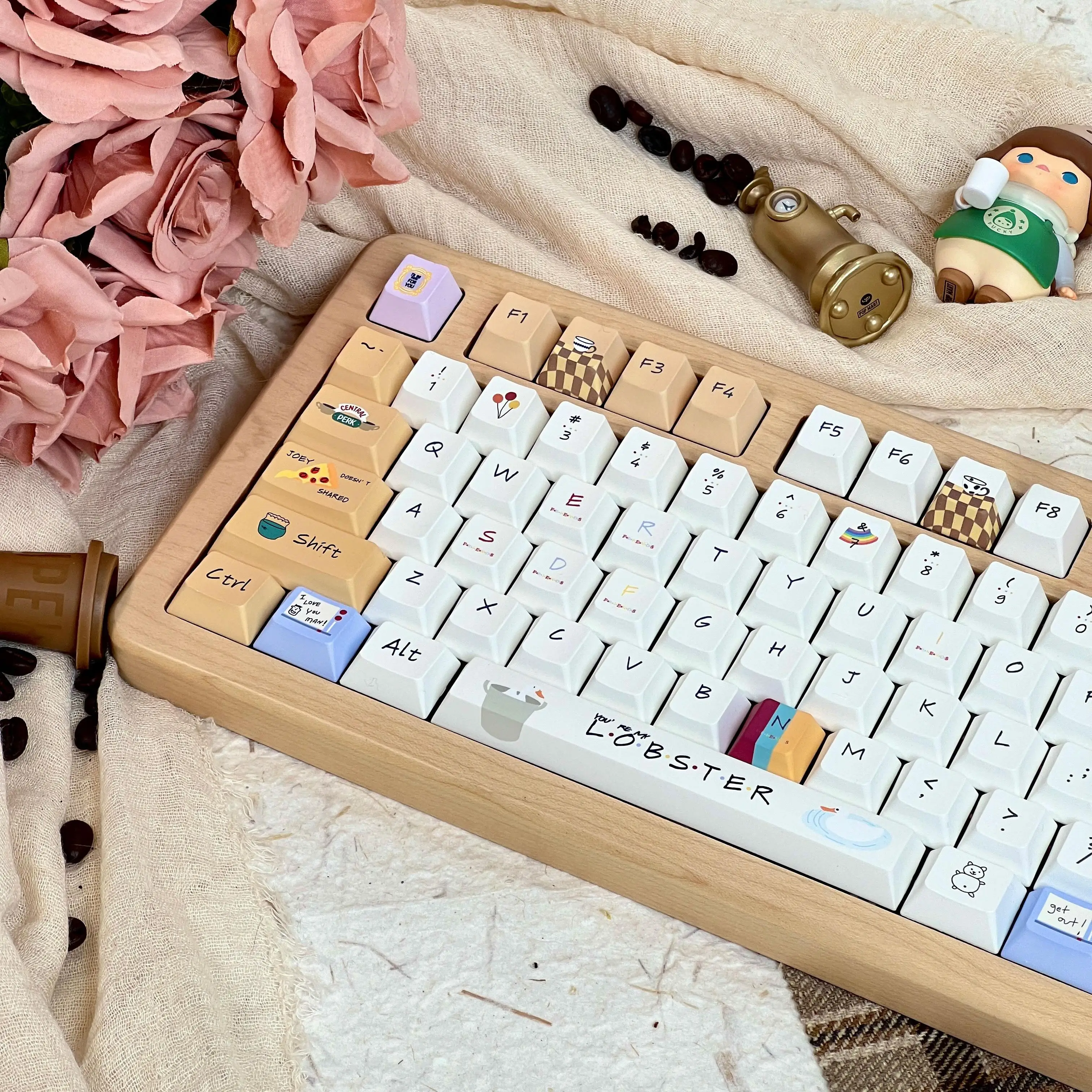 Original opaque moa mechanical keyboard keycap PBT full five-sided hot sublimation
Original opaque moa mechanical keyboard keycap PBT full five-sided hot sublimation