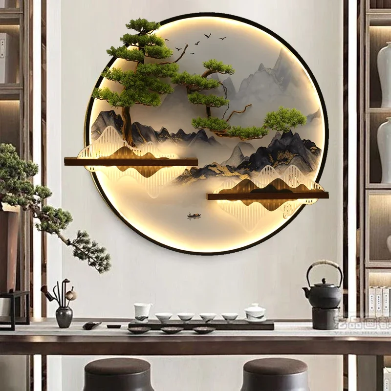 Luxury 3D Round LED Wall Light - Lustre Hanging Painting Mural Lamp with Artistic Design for Corridor & Living Room Spaces
Luxury 3D Round LED Wall Light - Lustre Hanging Painting Mural Lamp with Artistic Design for Corridor & Living Room Spaces