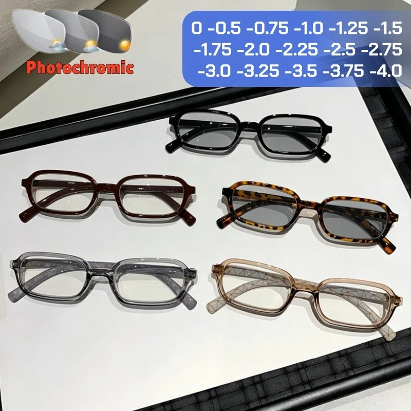 Small Full-frame Square Photochromic Myopia Glasses with Floral-print Frames Lightweight Luxury Anti-blue Light Eyeglasses
Small Full-frame Square Photochromic Myopia Glasses with Floral-print Frames Lightweight Luxury Anti-blue Light Eyeglasses