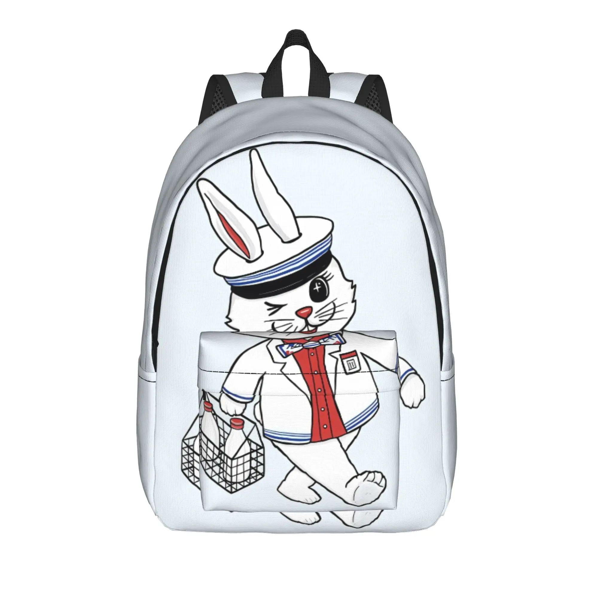 White Rabbit Schoolbag Back to school season vintage hare Portable Backpack
White Rabbit Schoolbag Back to school season vintage hare Portable Backpack