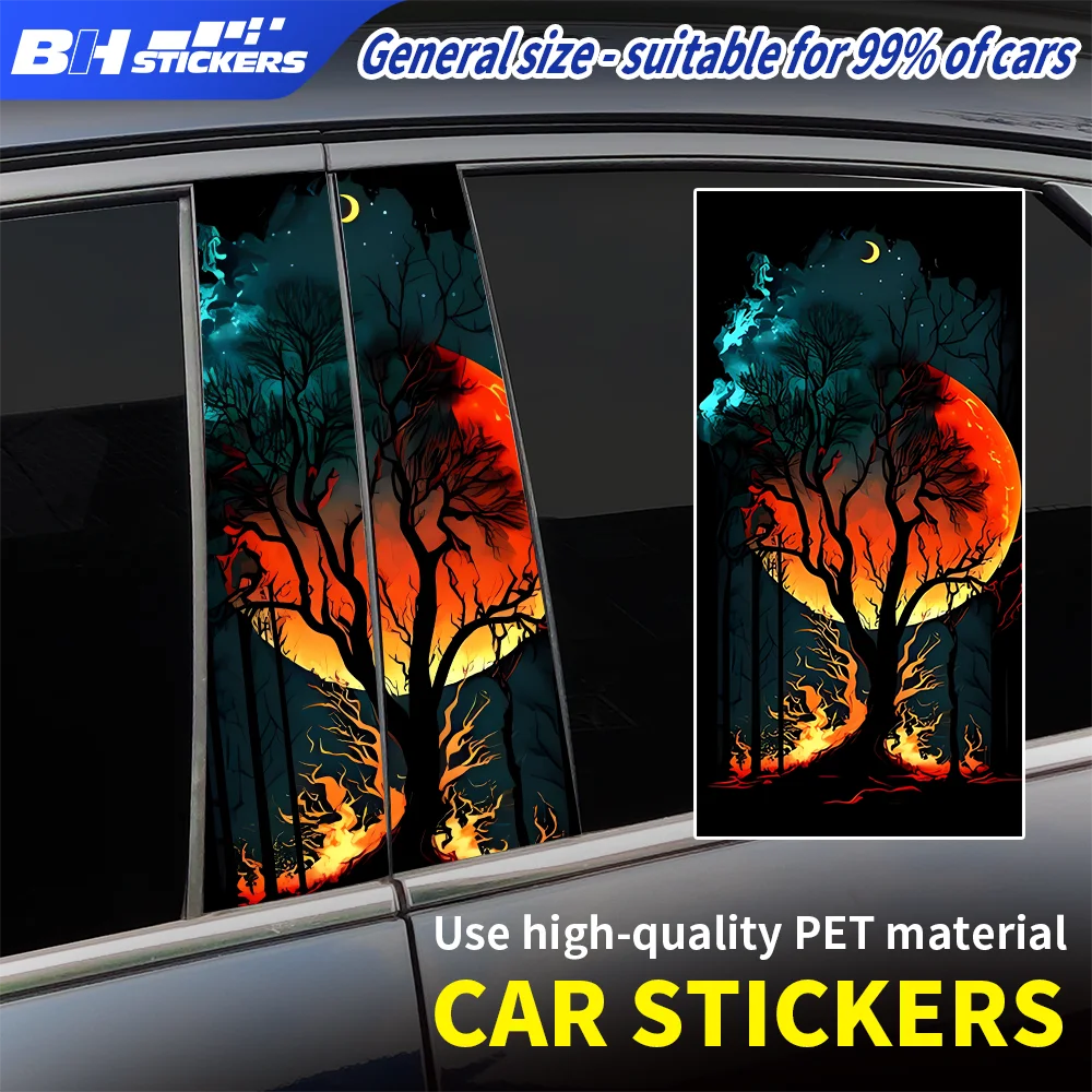 Blood Moon B Pillar Sticker Spooky Forest Car Window Door Trim Cover Wrap Gothic Tree Fire Vinyl Decal Auto Styling Accessories
Blood Moon B Pillar Sticker Spooky Forest Car Window Door Trim Cover Wrap Gothic Tree Fire Vinyl Decal Auto Styling Accessories