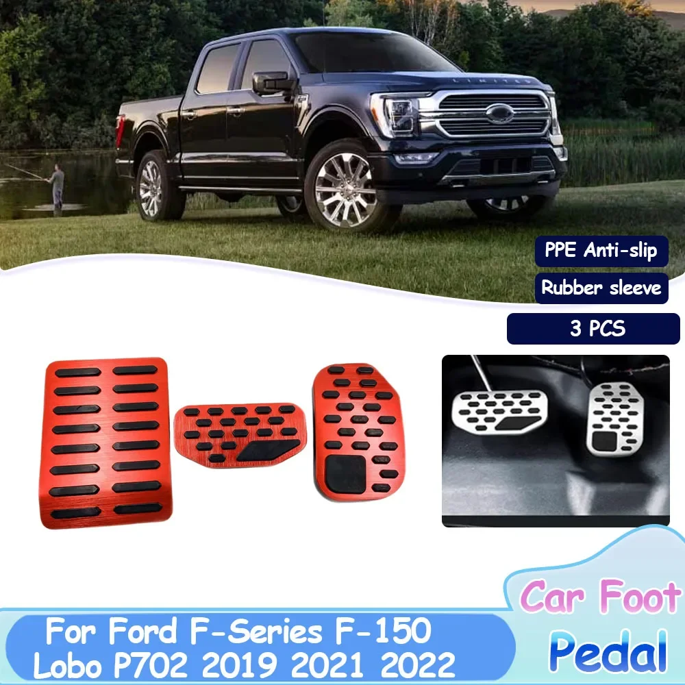 Для Ford F-Series F-150 Lobo P702 2019 2021 2022, автомобильные педали, топливные тормоза, Нескользящие, без сверления, сплав, автомобильные Чехлы, аксессуары
Для Ford F-Series F-150 Lobo P702 2019 2021 2022, автомобильные педали, топливные тормоза, Нескользящие, без сверления, сплав, автомобильные Чехлы, аксессуары