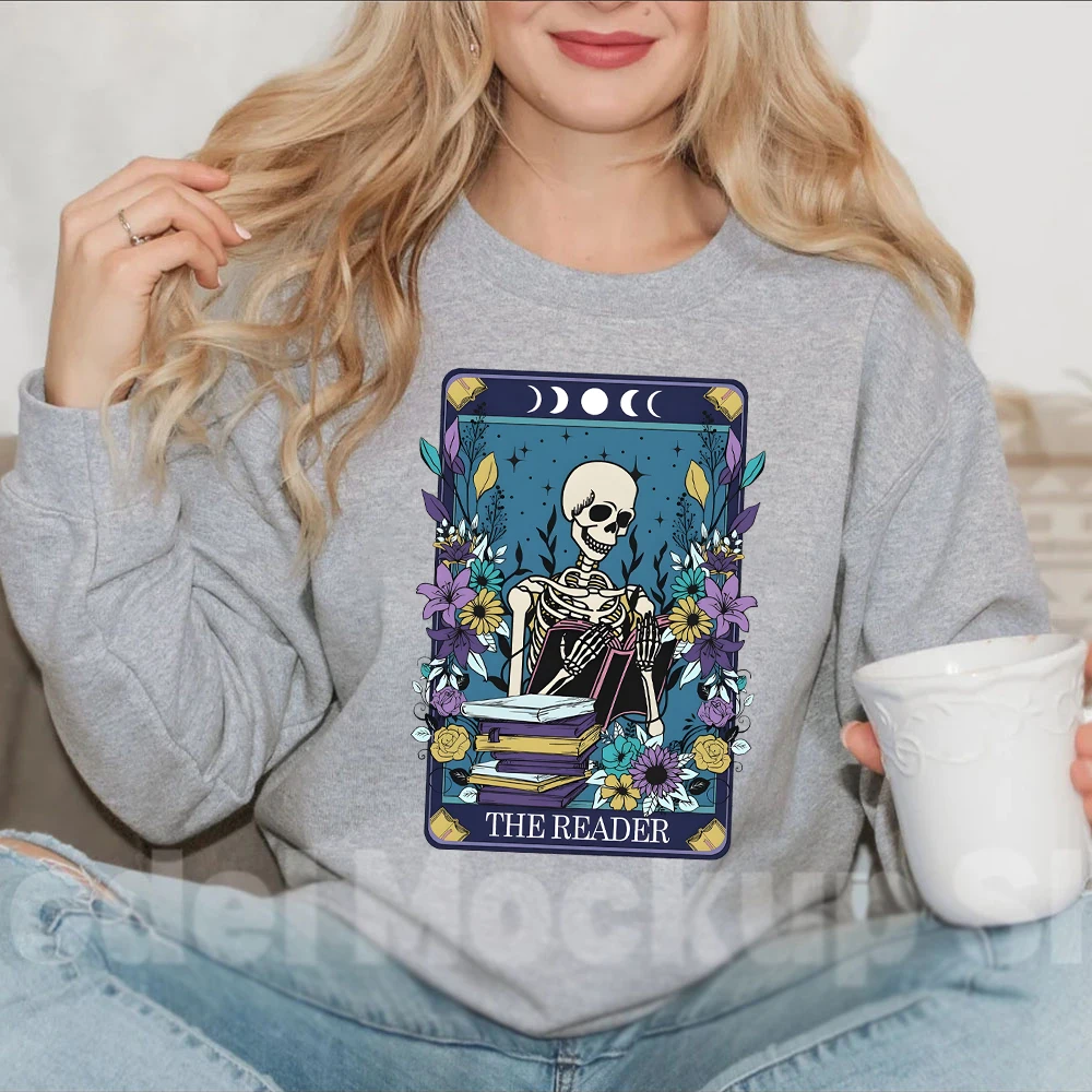 Literary Book Hoodies Women's Halloween Literary Literature Women Clothes Skeleton Book Lover Gift Sweatshirts for Women Reading
Literary Book Hoodies Women's Halloween Literary Literature Women Clothes Skeleton Book Lover Gift Sweatshirts for Women Reading