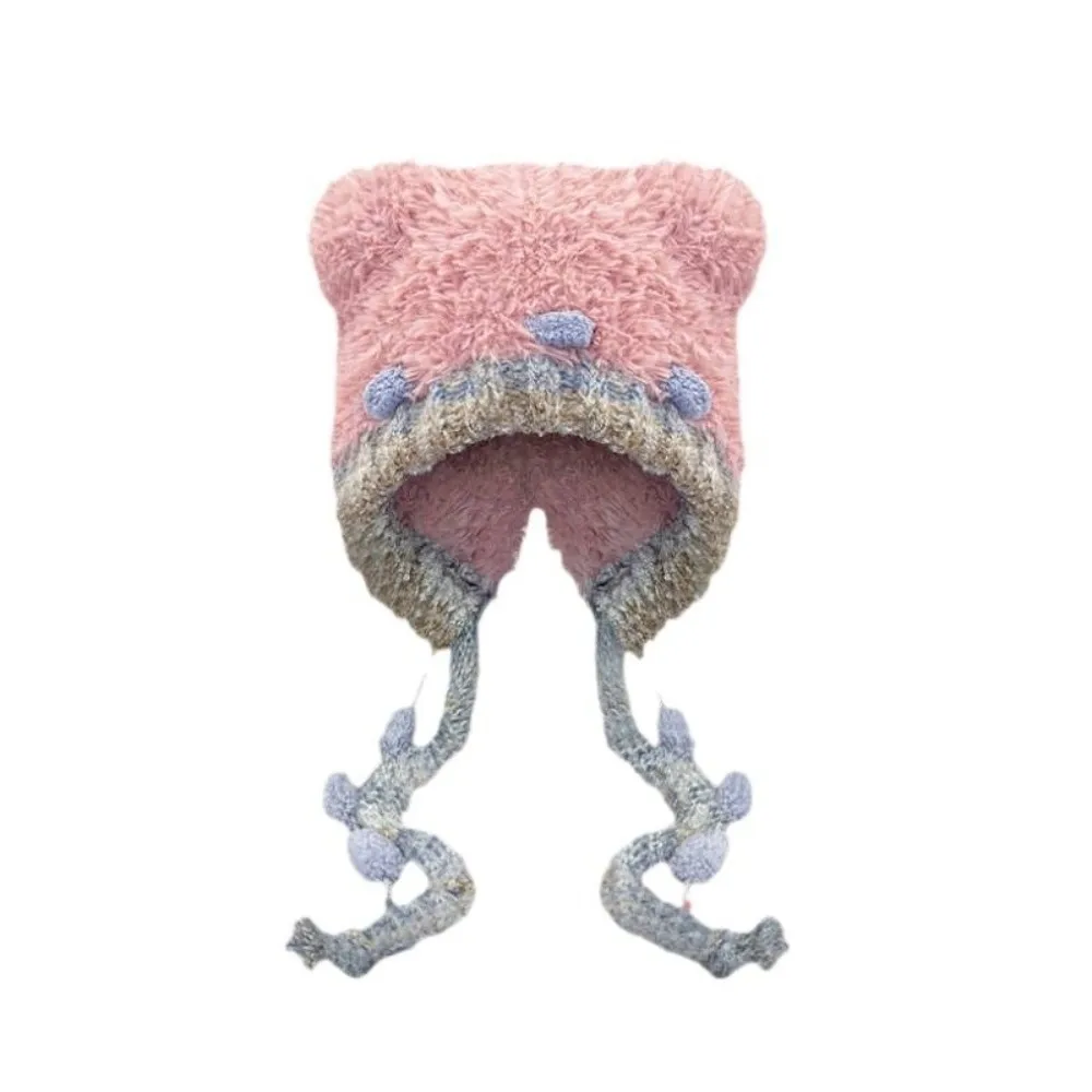 Casual Bear Ears Shape Knitted Hat Winter Warm Thick Bonnet Caps Ear Protection Windproof Lei Feng Hat Outdoor Cycling Fishing
Casual Bear Ears Shape Knitted Hat Winter Warm Thick Bonnet Caps Ear Protection Windproof Lei Feng Hat Outdoor Cycling Fishing