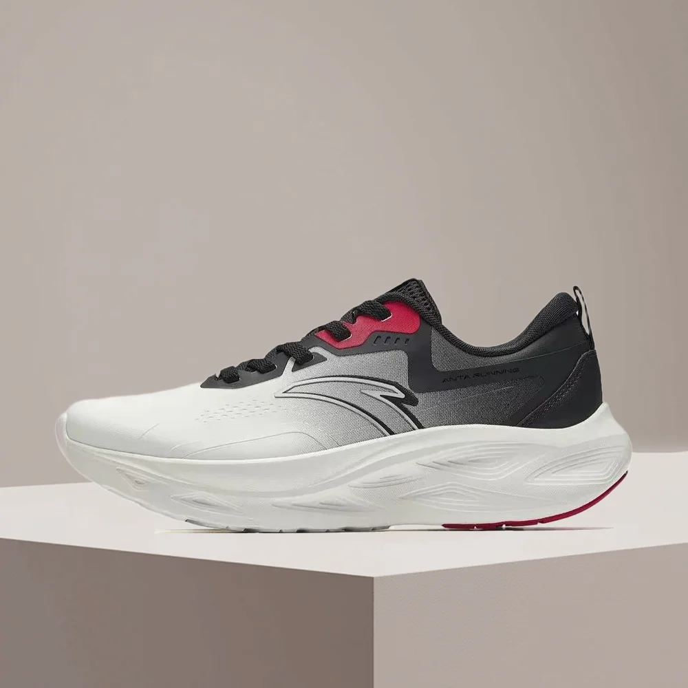 Anta Yichen Men's Lightweight, Cushioned, Non-Slip, Durable Low-Top Casual Running Shoes, Black and White Colorway, 912545533-2
Anta Yichen Men's Lightweight, Cushioned, Non-Slip, Durable Low-Top Casual Running Shoes, Black and White Colorway, 912545533-2