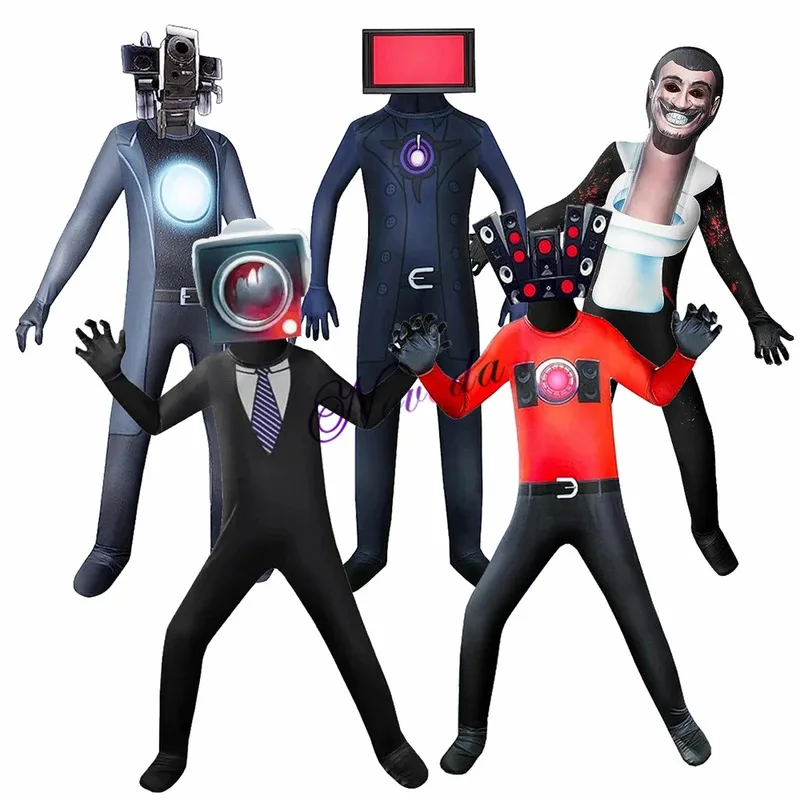 Skibidi Toilet Cosplay Costume Monitor Man Camara Camera Tv Speakerman Cosplay Skibidi Toilet Costume Game Clothes Suit Mask Kid
Skibidi Toilet Cosplay Costume Monitor Man Camara Camera Tv Speakerman Cosplay Skibidi Toilet Costume Game Clothes Suit Mask Kid