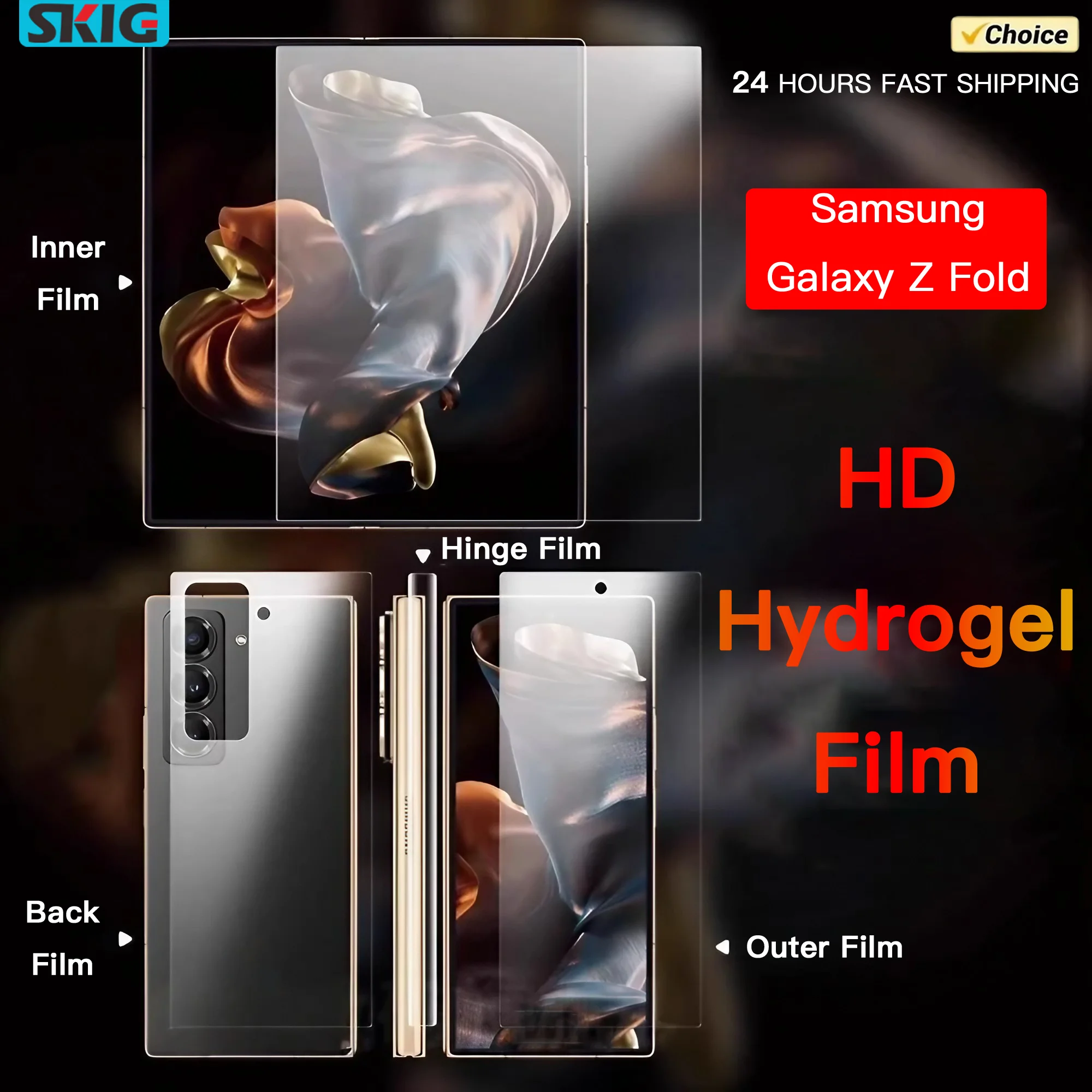 HD Hydrogel Film For Samsung Galaxy Z Fold 7 6 5 4 3 2 5G Special Internal Inner Outer Hinge Sticker Full Body Screen Protector
HD Hydrogel Film For Samsung Galaxy Z Fold 7 6 5 4 3 2 5G Special Internal Inner Outer Hinge Sticker Full Body Screen Protector