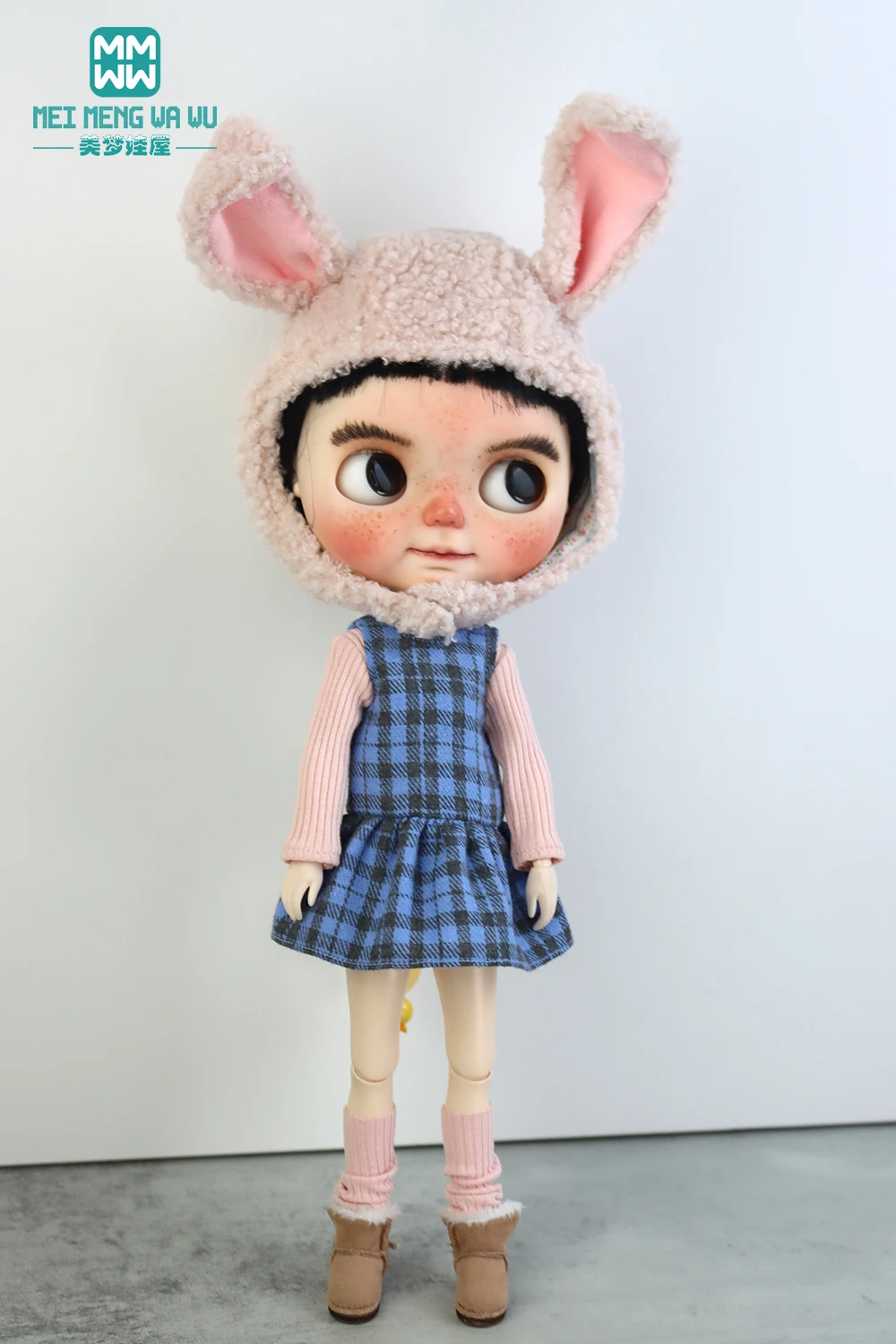 Blyth Doll Clothes 28-30cm Azone OB24 Fashion Plaid fur collar jacket vest skirt gift for girls
Blyth Doll Clothes 28-30cm Azone OB24 Fashion Plaid fur collar jacket vest skirt gift for girls