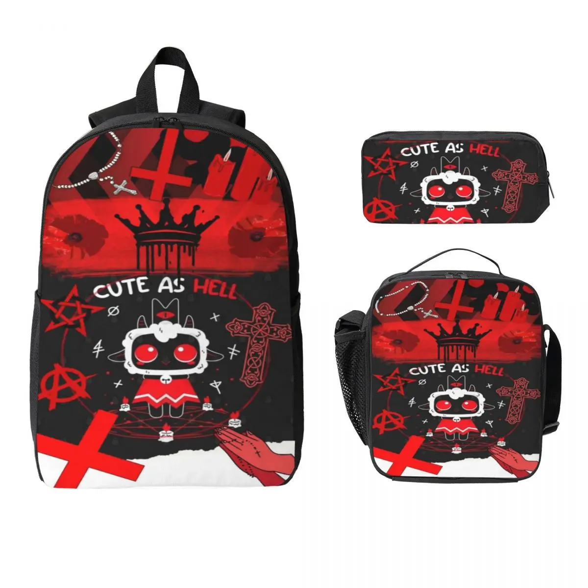 Детский рюкзак Cult Of The Lamb Game, ланч-бокс, пеналы для мальчиков и девочек, рюкзаки, школьная сумка, набор книг
Детский рюкзак Cult Of The Lamb Game, ланч-бокс, пеналы для мальчиков и девочек, рюкзаки, школьная сумка, набор книг