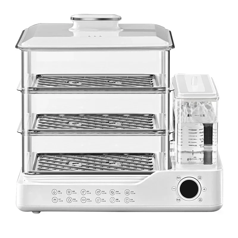Multi-functional Electric Steamer, Intelligent Timing Breakfast Machine, Multi-functional, Household, Three-Layer
Multi-functional Electric Steamer, Intelligent Timing Breakfast Machine, Multi-functional, Household, Three-Layer