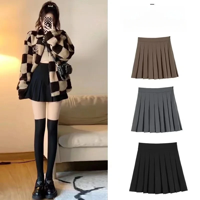 Gray Pleated Skirt Women Skirt Summer Spring and Autumn New High Waist Autumn and Winter Skirts Small A Word Short Dress E6333
Gray Pleated Skirt Women Skirt Summer Spring and Autumn New High Waist Autumn and Winter Skirts Small A Word Short Dress E6333