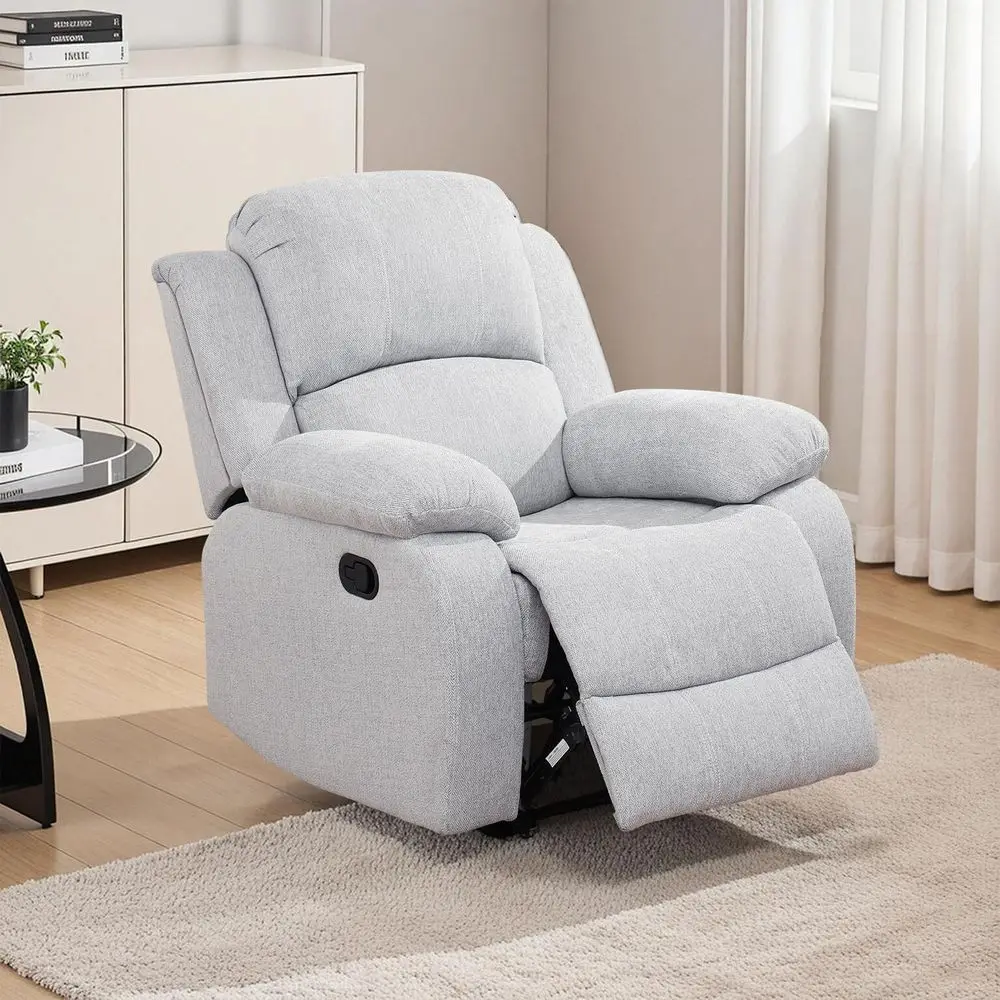 Gray Manual Reclining Couch for Small Spaces & Home Theater Seating
Gray Manual Reclining Couch for Small Spaces & Home Theater Seating