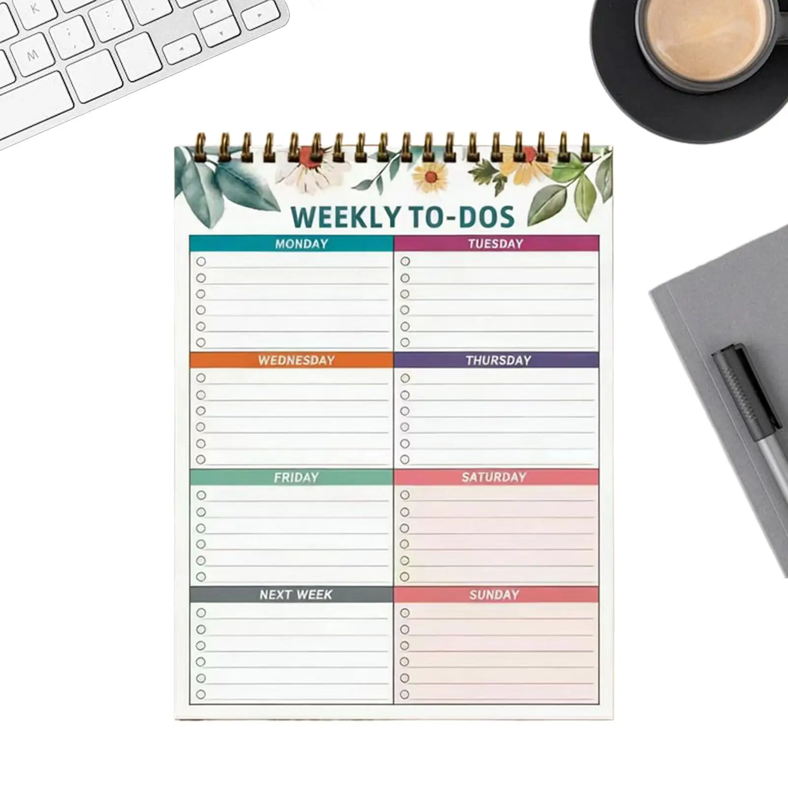 Weekly Planner Notepad Spiral Undated Agenda Pad Weekly Calendar Planner For Home Kitchen Living Room School Business College
Weekly Planner Notepad Spiral Undated Agenda Pad Weekly Calendar Planner For Home Kitchen Living Room School Business College