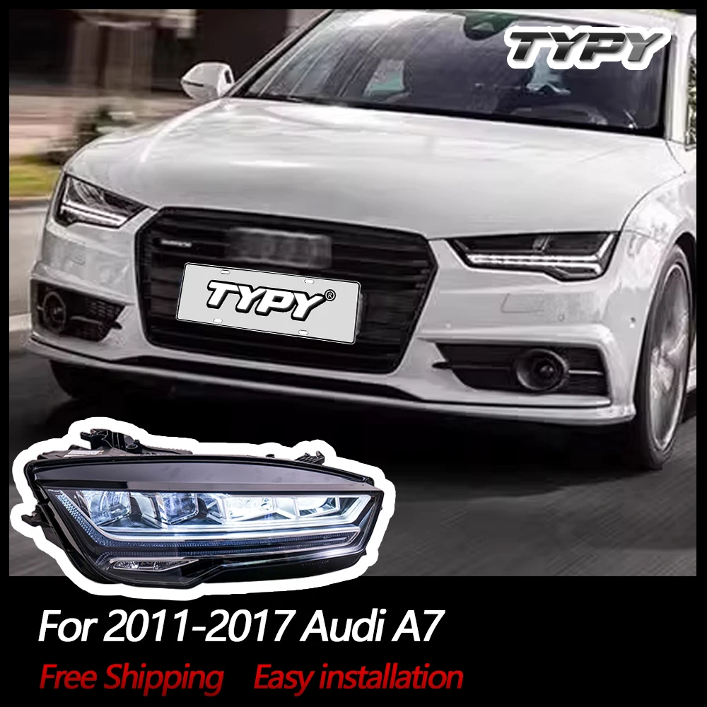 TYPY Car Headlights For Audi A7 2011-2017 LED Car Lamps Daytime Running Lights Dynamic Turn Signals Car Accessories
TYPY Car Headlights For Audi A7 2011-2017 LED Car Lamps Daytime Running Lights Dynamic Turn Signals Car Accessories