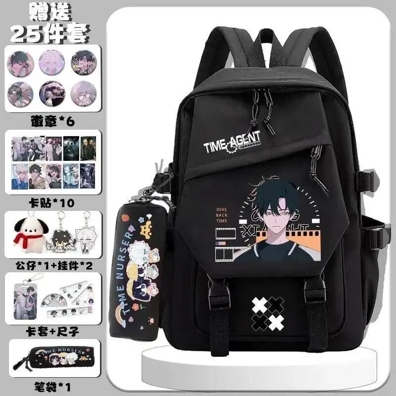 Anime Game Black White Blue Pink Link Click Student School Bags Large Capacity Mochilas Backpacks For Gift
Anime Game Black White Blue Pink Link Click Student School Bags Large Capacity Mochilas Backpacks For Gift