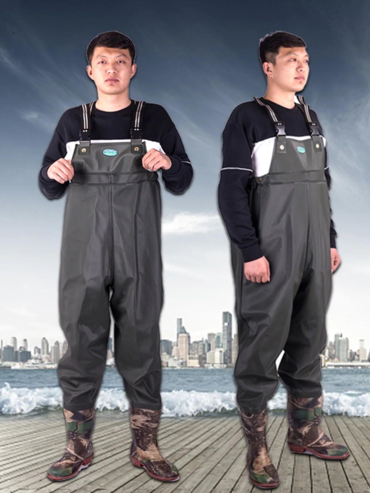 Waterproof Overall Rain Boots Chest High Fiing Boots oe Covers Extended Length High Rubber Boots for Youth And Middle-Aged
Waterproof Overall Rain Boots Chest High Fiing Boots oe Covers Extended Length High Rubber Boots for Youth And Middle-Aged