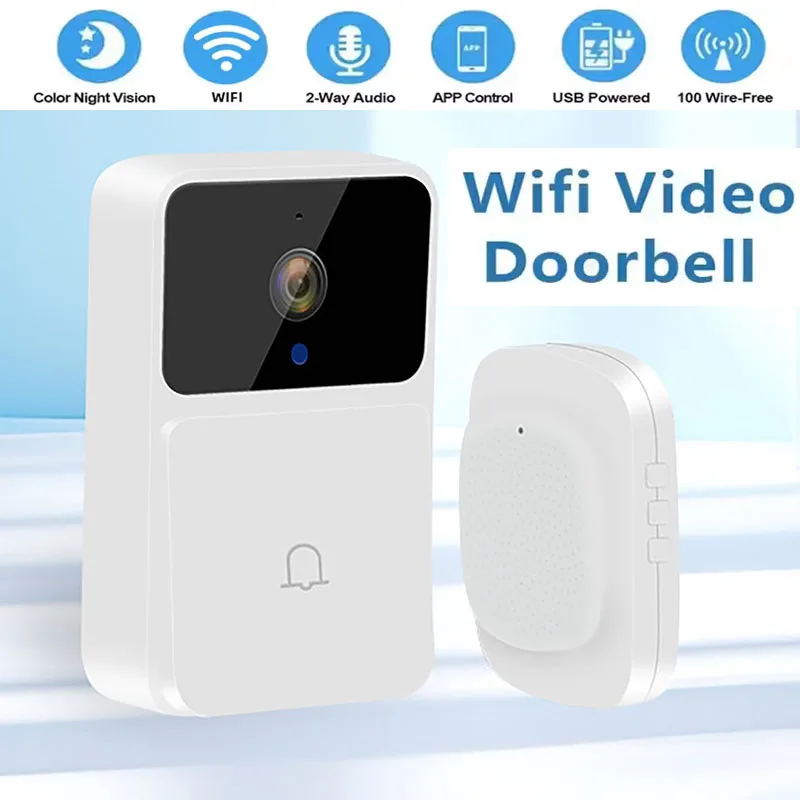 Tuya Wi-Fi видео дверной звонок Беспроводная HD камера PIR Обнаружение движения ИК-сигнализация Безопасность Добро пожаловать дверной звонок Wi-Fi домофон для умного дома
Tuya Wi-Fi видео дверной звонок Беспроводная HD камера PIR Обнаружение движения ИК-сигнализация Безопасность Добро пожаловать дверной звонок Wi-Fi домофон для умного дома