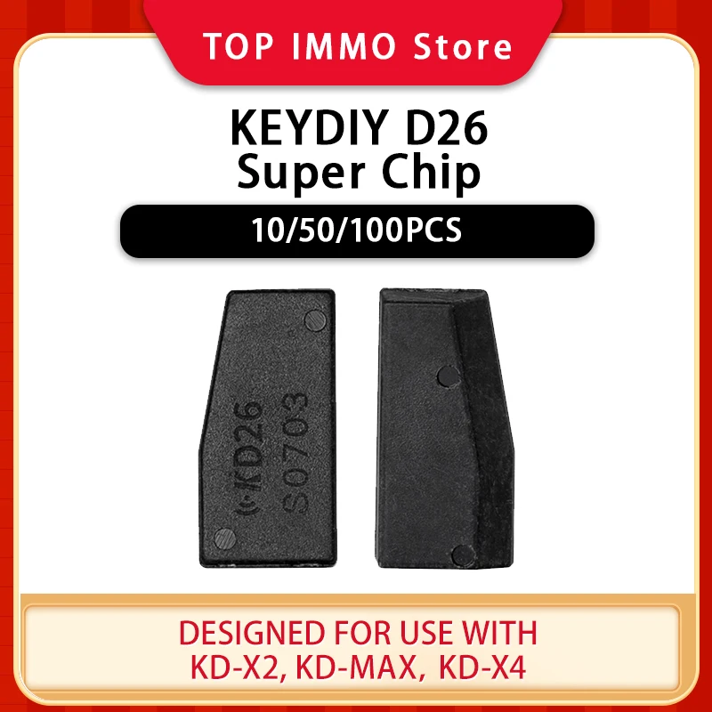 10/50/100pcs KEYDIY D26 Super Chip Supports Generating 8A 8C PCF7935 PCF7936 ID46 ID47 ID48 ID49 ID4D For KD-X2 KD-X4 KD-MAX
10/50/100pcs KEYDIY D26 Super Chip Supports Generating 8A 8C PCF7935 PCF7936 ID46 ID47 ID48 ID49 ID4D For KD-X2 KD-X4 KD-MAX
