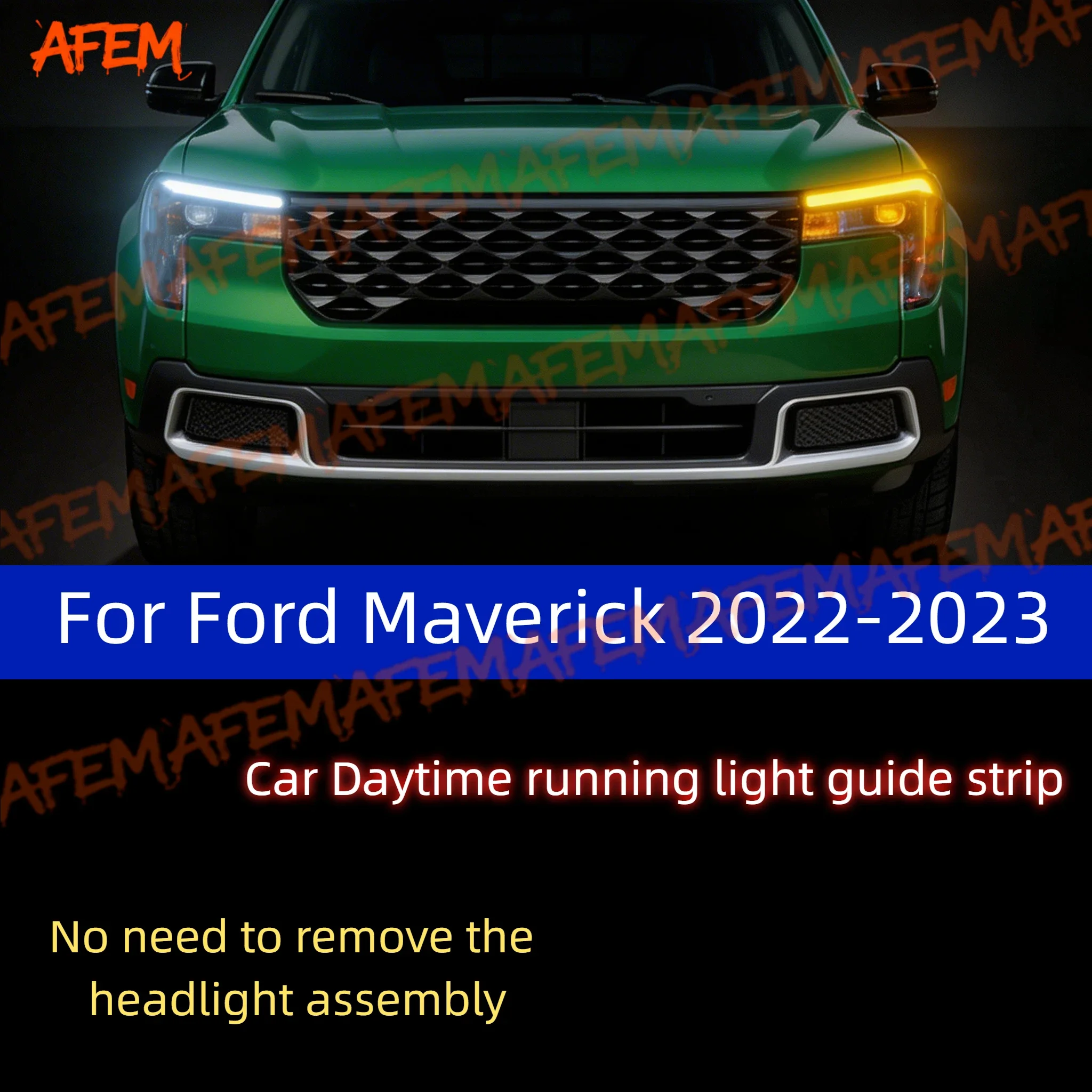 Daytime Running Light Guide Strip For Ford Maverick 22-23 Auto LED DRL Daytime Running light Flexible Decorative Ambient Lamp
Daytime Running Light Guide Strip For Ford Maverick 22-23 Auto LED DRL Daytime Running light Flexible Decorative Ambient Lamp