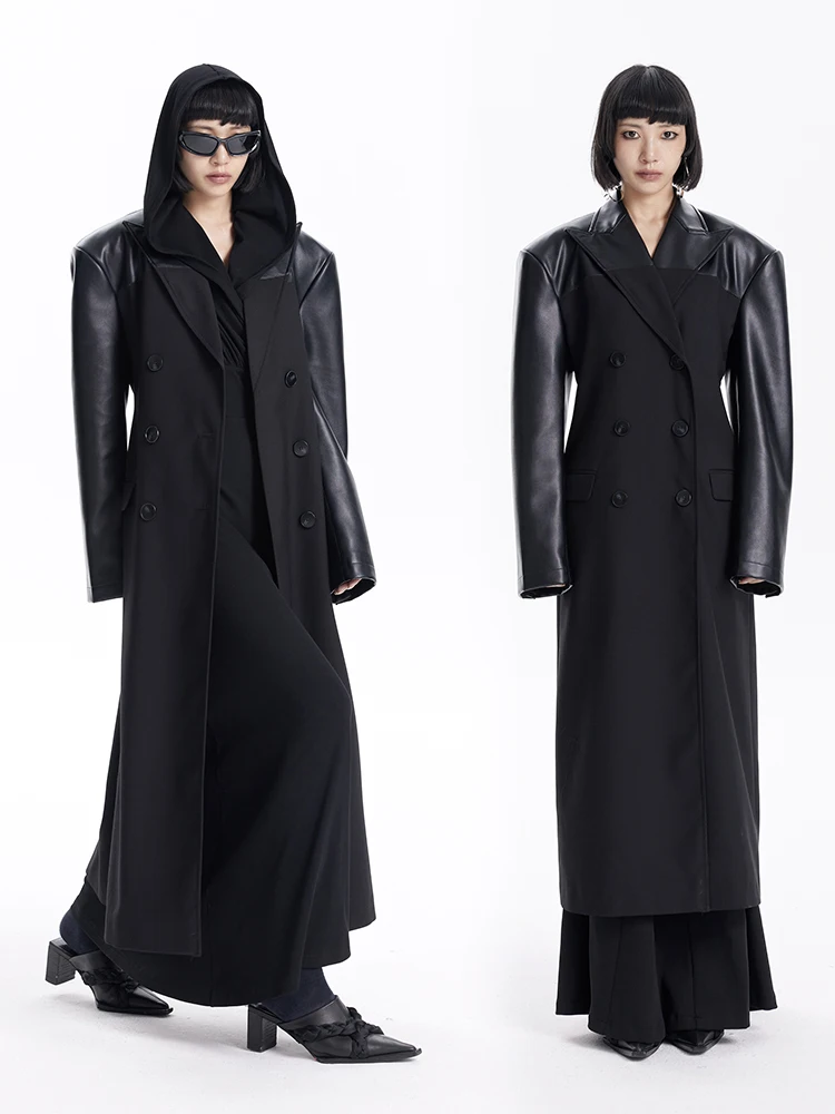 Женский премиальный костюм-жакет из искусственной кожи Street Sle Long Sve Bla, с элементами пэчворка, однотонный, готовый к носке на каждый день
Женский премиальный костюм-жакет из искусственной кожи Street Sle Long Sve Bla, с элементами пэчворка, однотонный, готовый к носке на каждый день