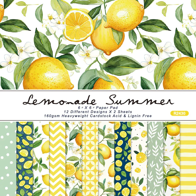 KLJUYP 24 листа 6 "X6" Lemonade, летний Фотофон, фотобумага с рисунком для скрапбукинга, бумажный пакет для творчества
KLJUYP 24 листа 6 "X6" Lemonade, летний Фотофон, фотобумага с рисунком для скрапбукинга, бумажный пакет для творчества