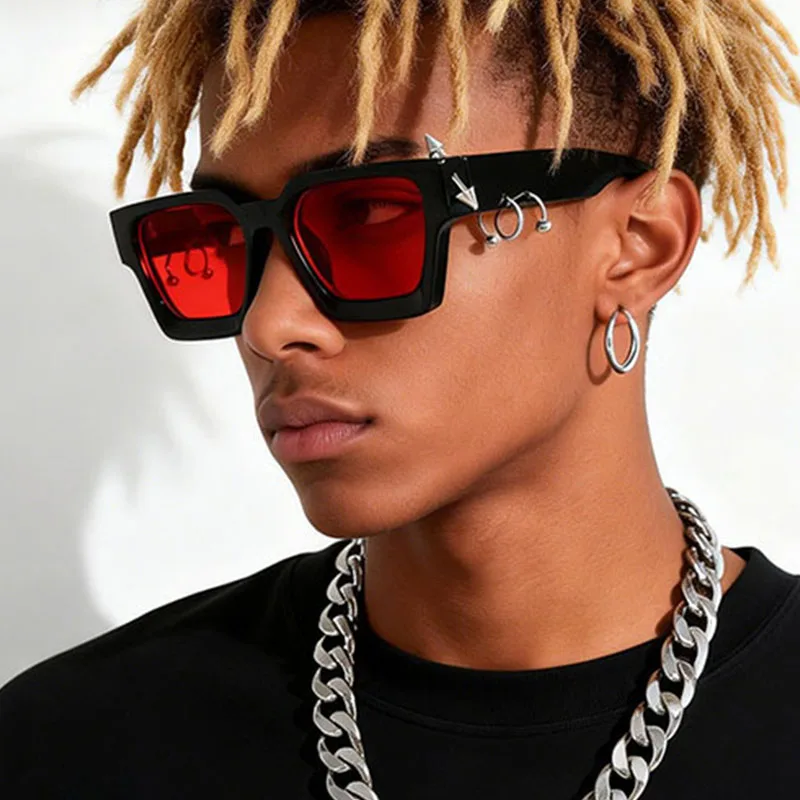 2026 New Hip Hop Square Sunglasses Men Women Retro Black Frame Sun Glasses Streetwear Shades Fashion Punk Decorative Eyewears
2026 New Hip Hop Square Sunglasses Men Women Retro Black Frame Sun Glasses Streetwear Shades Fashion Punk Decorative Eyewears