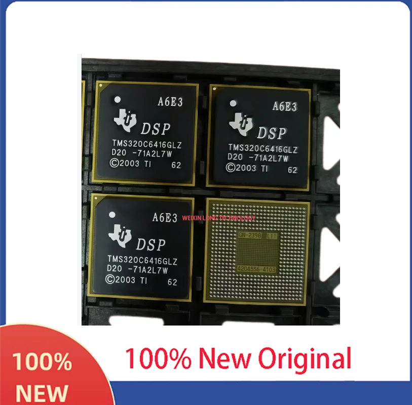 TMS320C6416GLZ Package: BGA DSP digital signal processing chip microcontroller
TMS320C6416GLZ Package: BGA DSP digital signal processing chip microcontroller