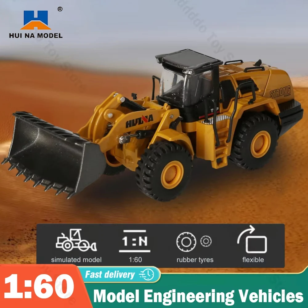 HUINA 1:60 Alloy Excavator Dump Truck Model Diecast Metal Model Engineering Vehicles Bulldozer Loader Car Toys for Boys Children
HUINA 1:60 Alloy Excavator Dump Truck Model Diecast Metal Model Engineering Vehicles Bulldozer Loader Car Toys for Boys Children