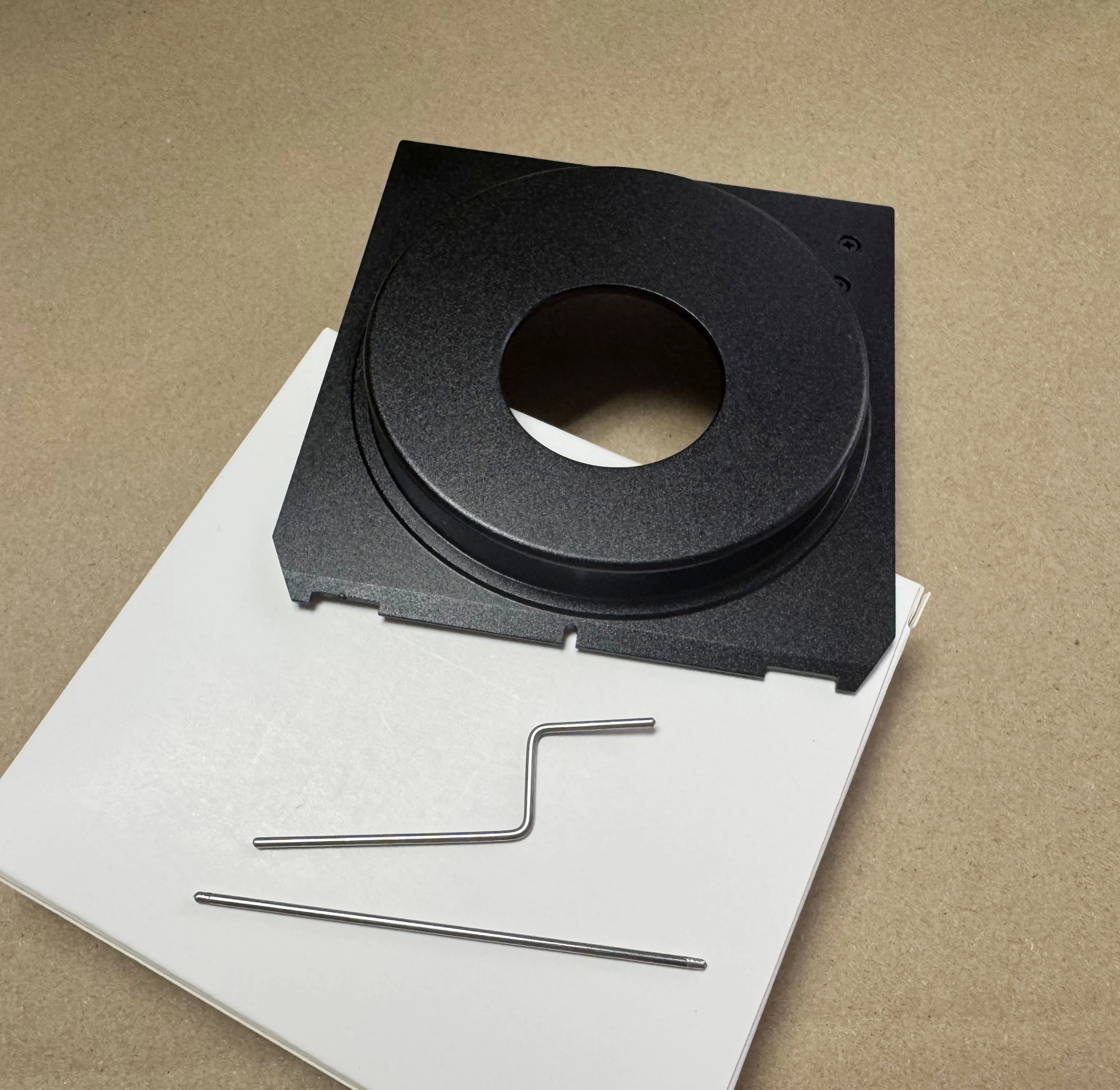 Metal Lens Board for Linhof Wista Technika 4x5 Camera Copal #0 Recessed 11mm Metal for Camera
Metal Lens Board for Linhof Wista Technika 4x5 Camera Copal #0 Recessed 11mm Metal for Camera