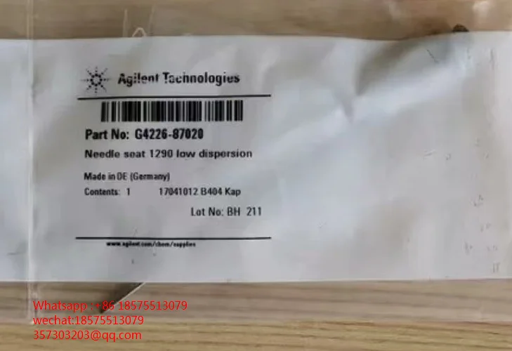 For Agilent G4226-87020 G4226-87030 Low Diffusion Pin Holder For Agilent 1290. New Seal
For Agilent G4226-87020 G4226-87030 Low Diffusion Pin Holder For Agilent 1290. New Seal