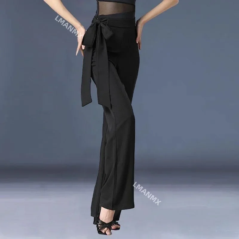New Latin Dance Pants Women High Waist Dance Pants Clothes Modern Friendship Dancing Pants Straight Wide Leg
New Latin Dance Pants Women High Waist Dance Pants Clothes Modern Friendship Dancing Pants Straight Wide Leg