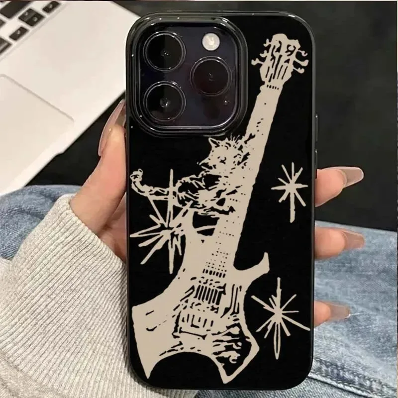 Korean Trend Guitar Soft Phone Case For iPhone 16 11 12 13 14 15 Pro XS MAX XR 7 8 Plus SE 2022 2020 16E Shockproof Back Cover
Korean Trend Guitar Soft Phone Case For iPhone 16 11 12 13 14 15 Pro XS MAX XR 7 8 Plus SE 2022 2020 16E Shockproof Back Cover
