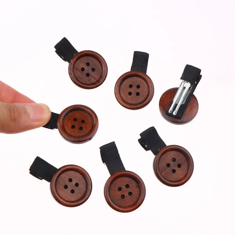 2/5/10Pcs Creative Cute Button Hair Clip Fun Woody Texture Sweet Side Clip Hairpin Children's Hair Accessories Kids Gift
2/5/10Pcs Creative Cute Button Hair Clip Fun Woody Texture Sweet Side Clip Hairpin Children's Hair Accessories Kids Gift