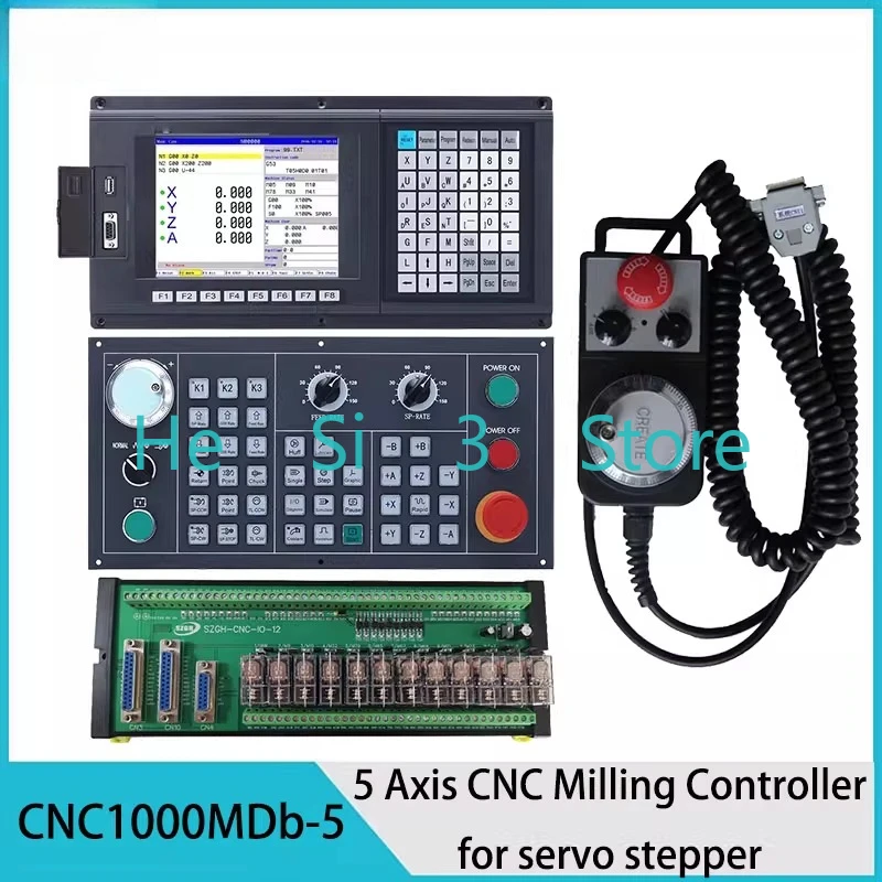 5-Axis CNC Milling Controller Mach3 CNC1000MDb-5 Control Panel for Servo Step MPG
5-Axis CNC Milling Controller Mach3 CNC1000MDb-5 Control Panel for Servo Step MPG