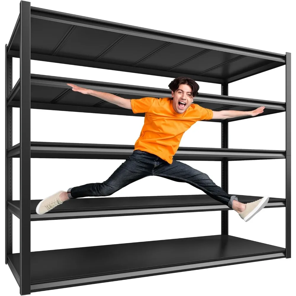 48.2" W Garage Shelving Heavy Duty Metal Shelving – 3000 lbs Storage Rack, Adjustable Industrial Pantry Shelves for Home & Garag
48.2" W Garage Shelving Heavy Duty Metal Shelving – 3000 lbs Storage Rack, Adjustable Industrial Pantry Shelves for Home & Garag