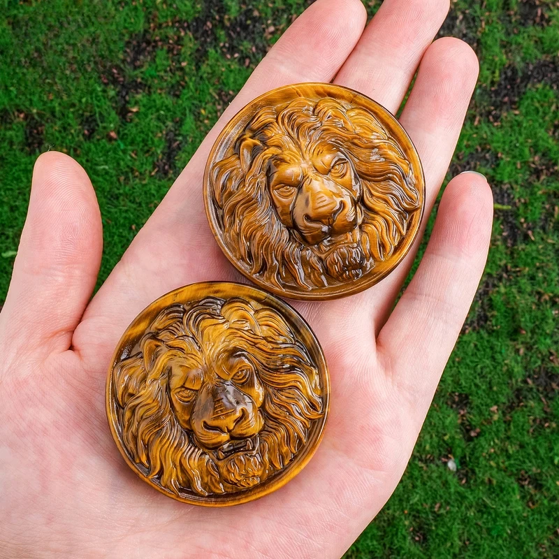 1PC Natural Stone Tiger Eye Lion Shape Crystal Crafts Healing Gemstone Quartz Crystal Animal Figurine Crystal Carving Home Decor
1PC Natural Stone Tiger Eye Lion Shape Crystal Crafts Healing Gemstone Quartz Crystal Animal Figurine Crystal Carving Home Decor