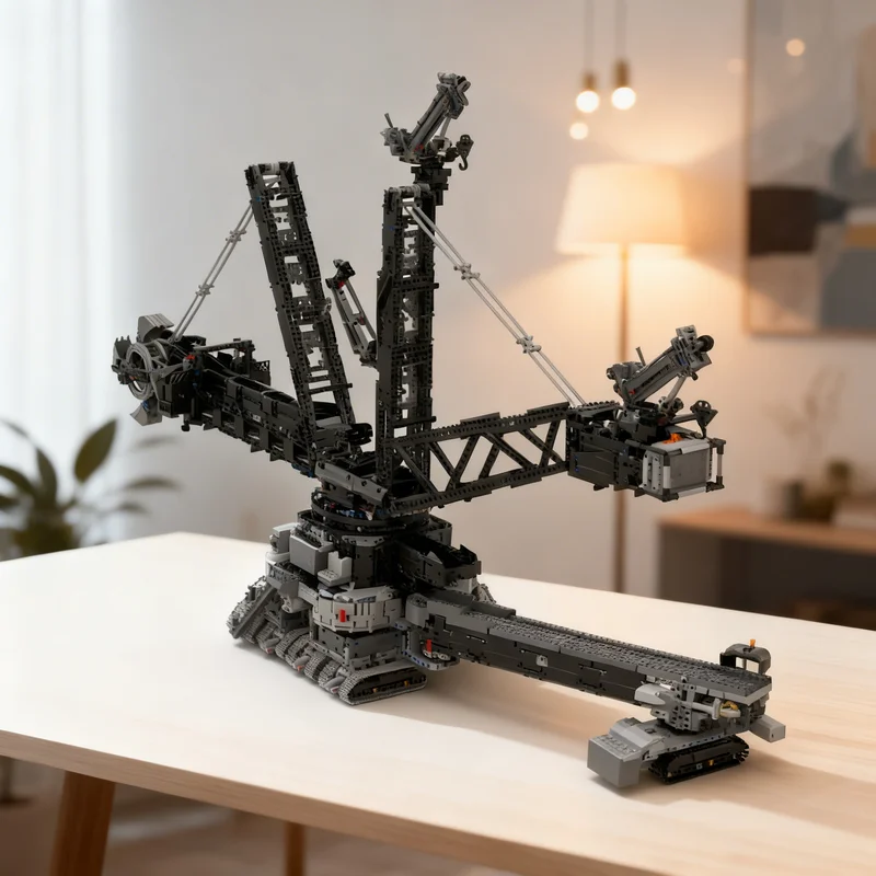 5709 деталей MOC: Техническая модель экскаватора Krupp. Конструктор для творчества, подарок, декор для демонстрации. Премиум-набор для сборки для взрослых и детей, для дома и офиса.
5709 деталей MOC: Техническая модель экскаватора Krupp. Конструктор для творчества, подарок, декор для демонстрации. Премиум-набор для сборки для взрослых и детей, для дома и офиса.