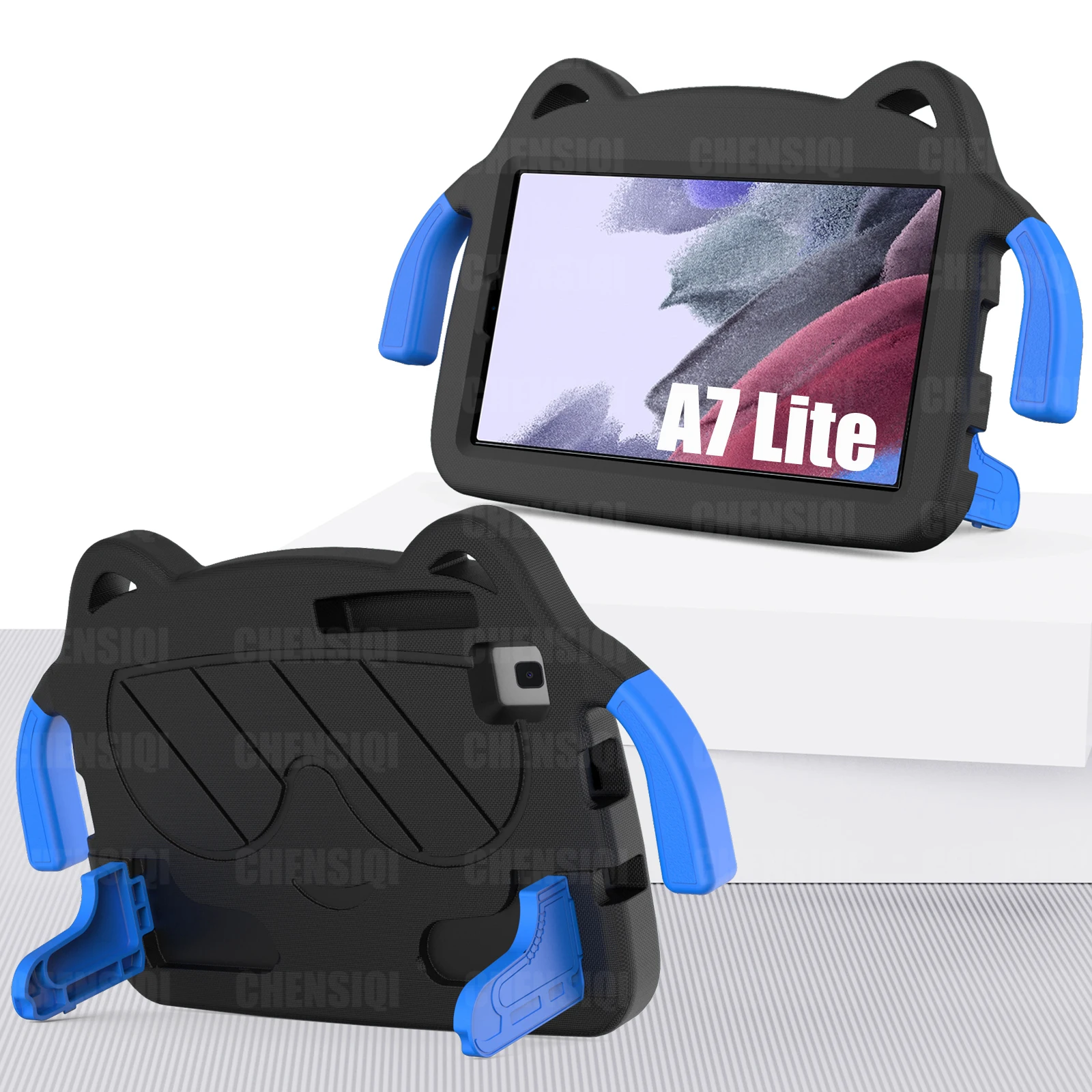 For Samsung Galaxy Tab A7 Lite case 8.7 inch 2021 Shockproof Cover with Stand Hand-held SM-T220 T225 T227 kids cover 8.7"
For Samsung Galaxy Tab A7 Lite case 8.7 inch 2021 Shockproof Cover with Stand Hand-held SM-T220 T225 T227 kids cover 8.7"