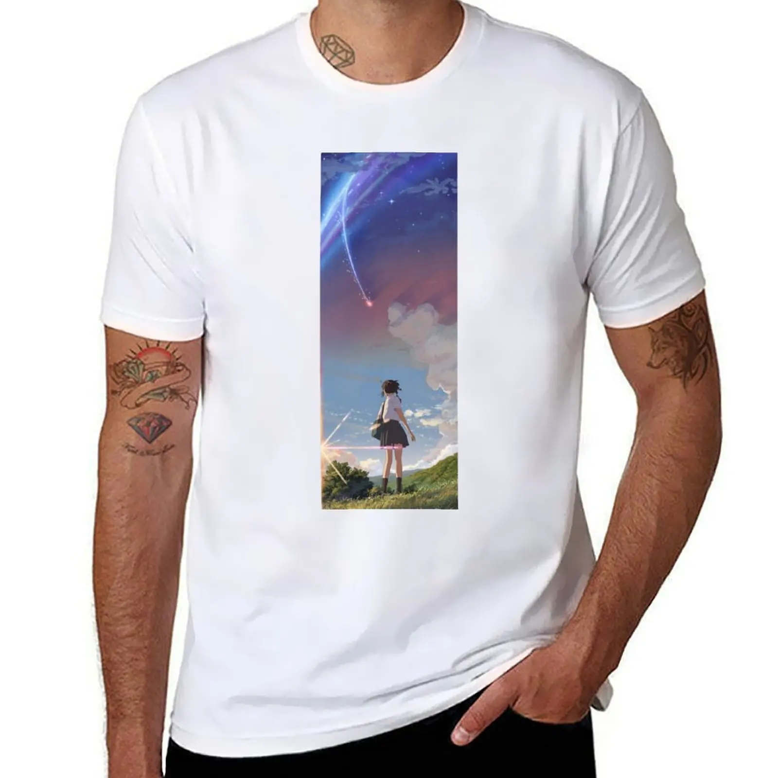 Mitsuha T-Shirt t shirts designer anime tshirt T-Shirt 
Mitsuha T-Shirt t shirts designer anime tshirt T-Shirt