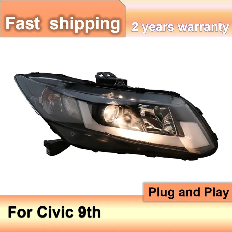 Car Accessories for Honda Civic 9th Gen Headlight 2012-2015 Civic 9th Head Light DRL Turn Signal Low High Beam Projector Lens
Car Accessories for Honda Civic 9th Gen Headlight 2012-2015 Civic 9th Head Light DRL Turn Signal Low High Beam Projector Lens