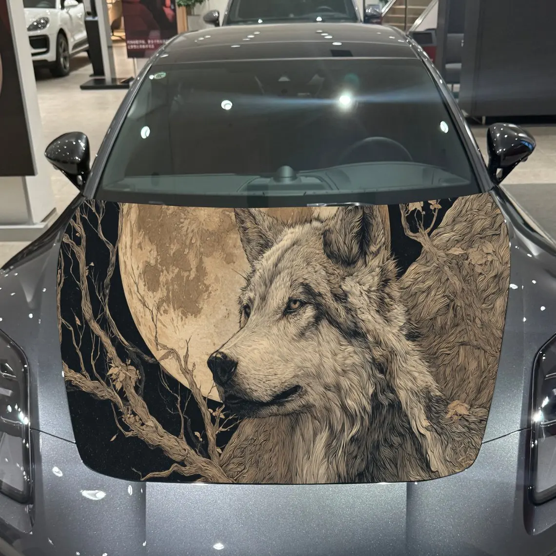 Dark and treacherous wolf Car Hood Vinyl Stickers Car Surface Protection Decal Car Decoration Cover Vinyl Wraps Waterproof Self-
Dark and treacherous wolf Car Hood Vinyl Stickers Car Surface Protection Decal Car Decoration Cover Vinyl Wraps Waterproof Self-
