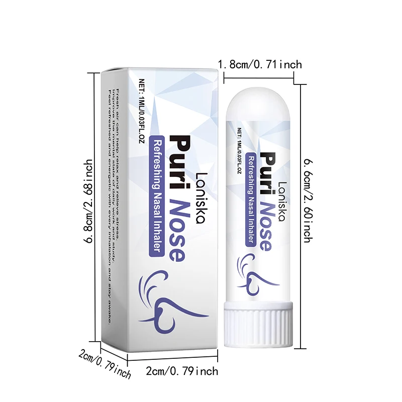 Purinose Nasal Inhaler, Memory Boost, Soothing Nasal, Refreshing Relief, Enhances Immunity, Enjoy Fresh Air
Purinose Nasal Inhaler, Memory Boost, Soothing Nasal, Refreshing Relief, Enhances Immunity, Enjoy Fresh Air