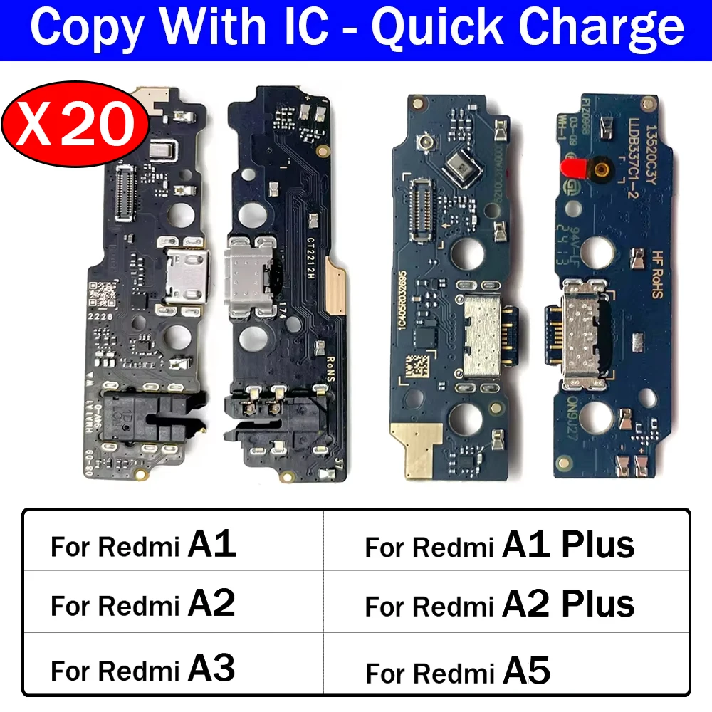 20Pcs/Lot, New For Redmi A1 A2 A3 A5 Plus USB Charge Port Jack Dock Connector Charging Board Flex Cable
20Pcs/Lot, New For Redmi A1 A2 A3 A5 Plus USB Charge Port Jack Dock Connector Charging Board Flex Cable