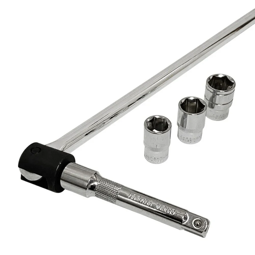 1/2inch Socket Wrench 24in Heavy-Duty Socket Wrench 180 Degree Turn 1/2 Adapter For Car Repairs DIY Chrome Vanadium Steel
1/2inch Socket Wrench 24in Heavy-Duty Socket Wrench 180 Degree Turn 1/2 Adapter For Car Repairs DIY Chrome Vanadium Steel