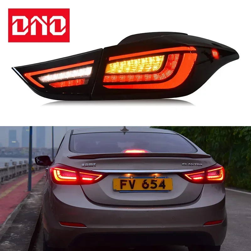 Автомобильный светодиодный задний фонарь 12 В для Hyundai Elantra 2011-2015, автоматический задний ходовой фонарь, тормозной задний фонарь, динамический указатель поворота, автомобильные задние фонари
Автомобильный светодиодный задний фонарь 12 В для Hyundai Elantra 2011-2015, автоматический задний ходовой фонарь, тормозной задний фонарь, динамический указатель поворота, автомобильные задние фонари