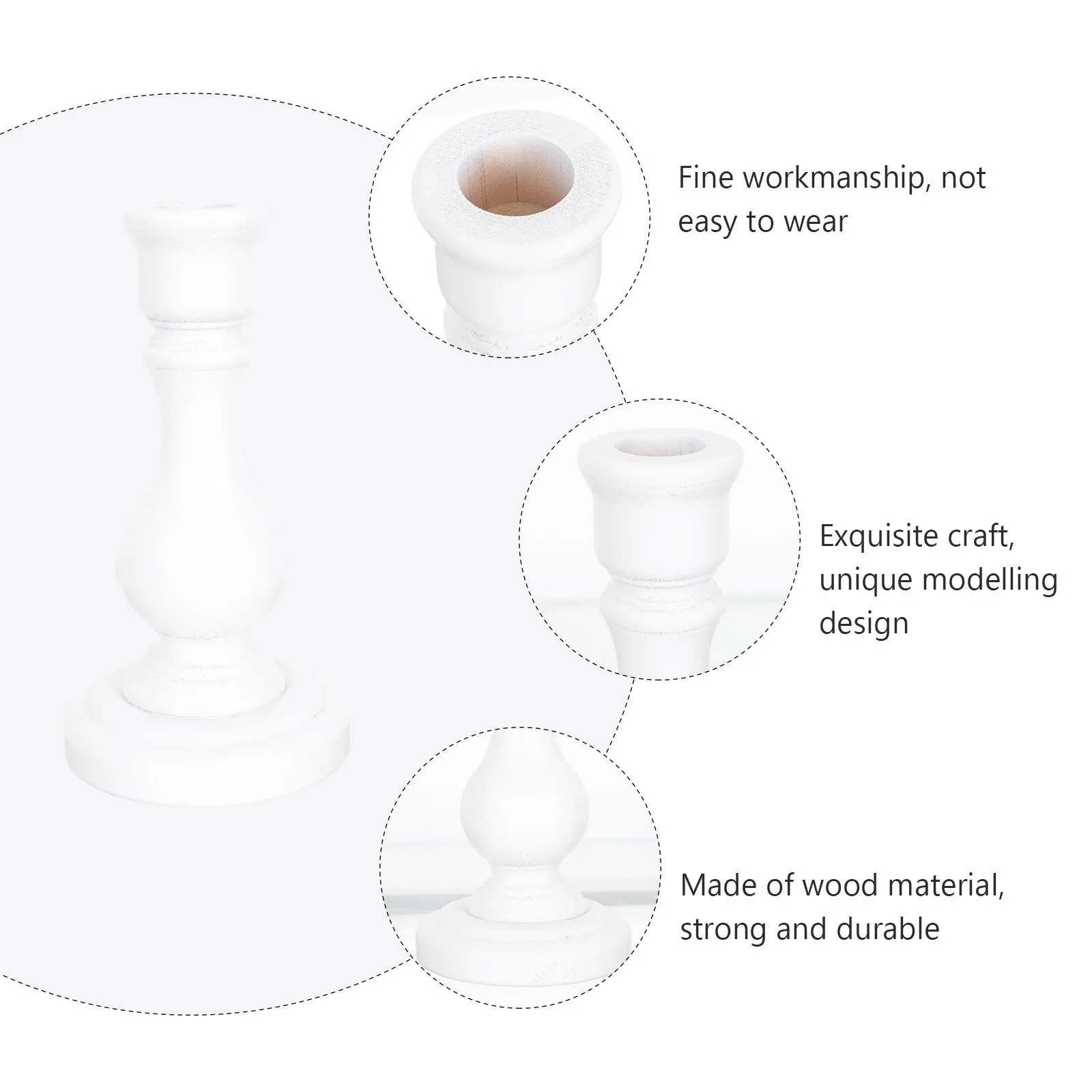 Nordic Style Wood Holder Decor Vintage Creative Stick Adorn Not Easy to Wear and Tear Suitable for Indoor
Nordic Style Wood Holder Decor Vintage Creative Stick Adorn Not Easy to Wear and Tear Suitable for Indoor