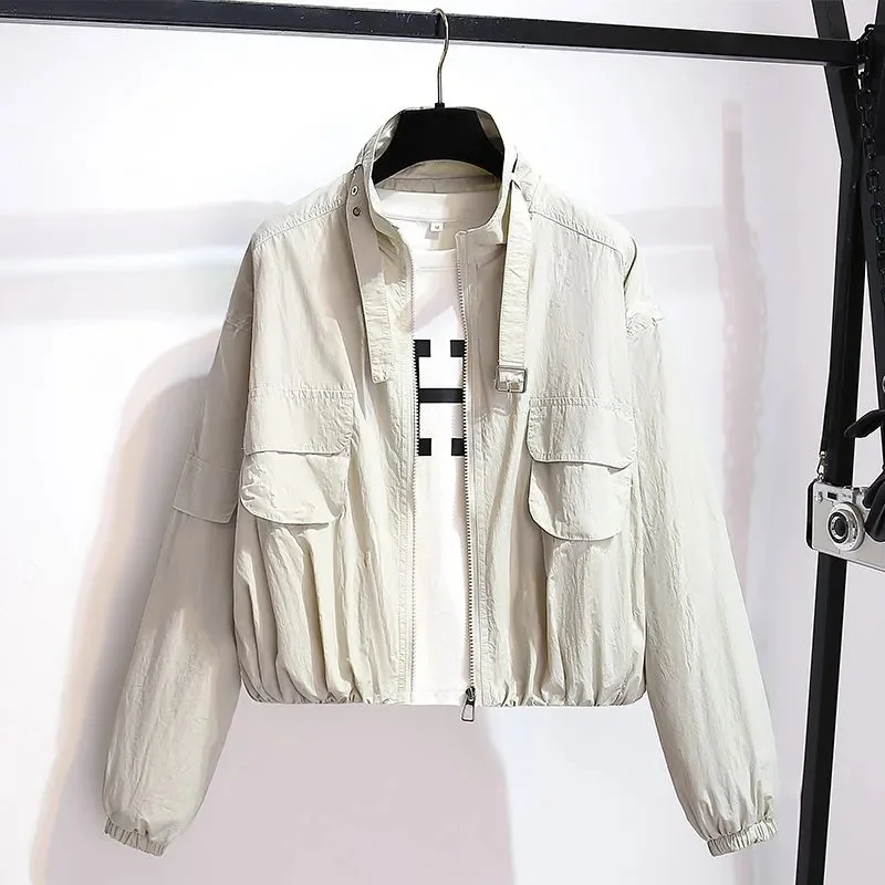 Women Fashionable Short Coat Interchange Jacket 2026 Spring Autumn New Brown Coffee Stand Collar Workwear Outerwear Top
Women Fashionable Short Coat Interchange Jacket 2026 Spring Autumn New Brown Coffee Stand Collar Workwear Outerwear Top