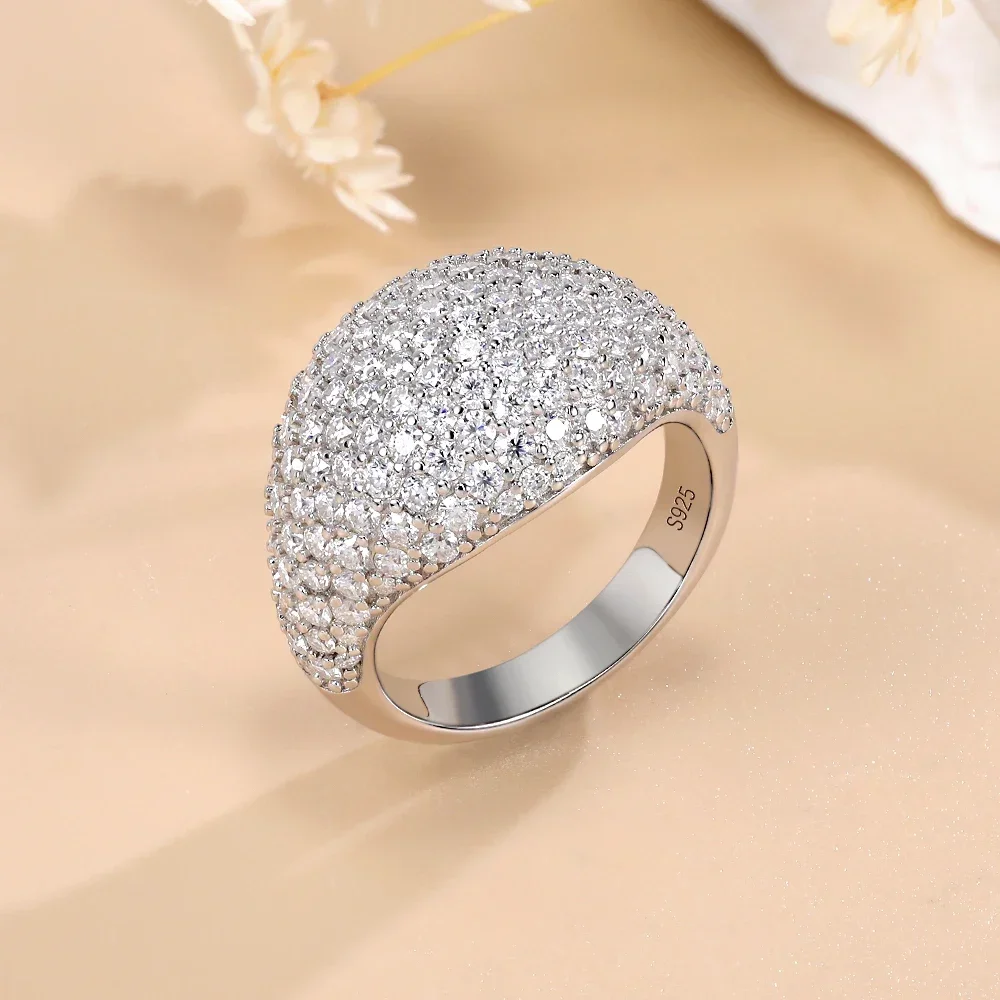 LinkerLove 2.42ct Full Moissanie Ring for Men/Women 925 Sterling Silver Diamond Hiphop Ring Engagement Wedding Band Fine Jewelry
LinkerLove 2.42ct Full Moissanie Ring for Men/Women 925 Sterling Silver Diamond Hiphop Ring Engagement Wedding Band Fine Jewelry