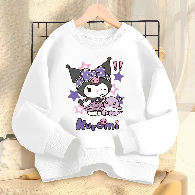 Kuromi Anime Kawaii Sanrio Ins Fashion Hoodie Spring Autumn Cute Cartoon Children Long Sleeved Clothing Gifts for Girls
Kuromi Anime Kawaii Sanrio Ins Fashion Hoodie Spring Autumn Cute Cartoon Children Long Sleeved Clothing Gifts for Girls